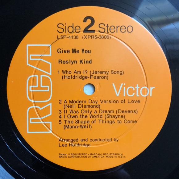 Roslyn Kind Give Me You Vinyl Lp '69 - Picture 6 of 8